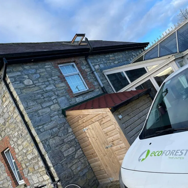 Ground source propane heat pump installation in Co. Cavan